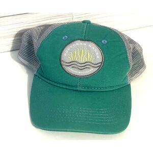 Southern Marsh Hat Cap Strap Back Green Gray Mesh Trucker Outdoors Mens